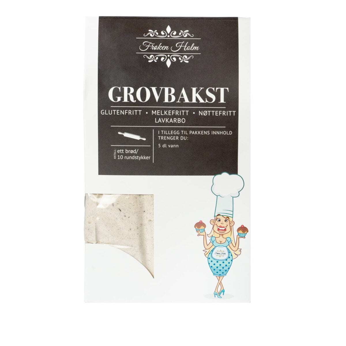 Grovbakst Bakemiks - Frøken Holm