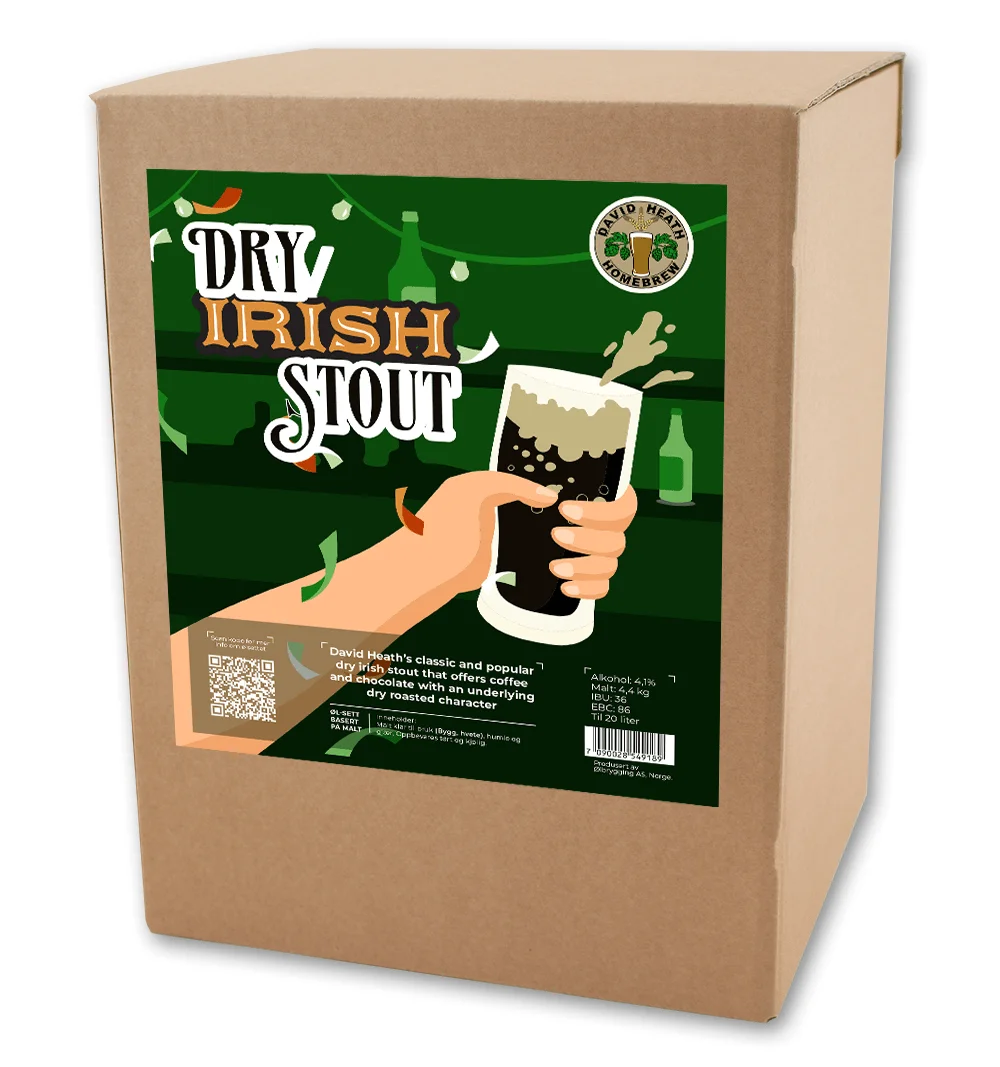 Dry Irish Stout allgrain ølsett