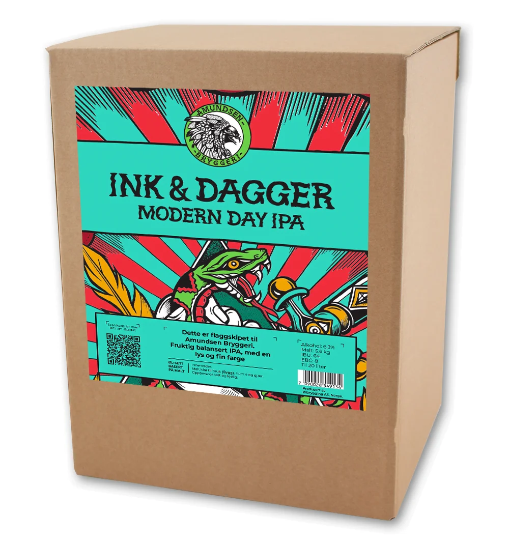 Ink & Dagger IPA allgrain ølsett