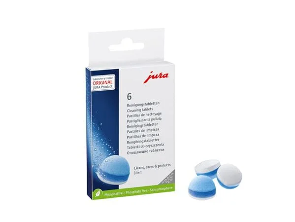 Cleaning tablets, 6 pcs 3-phase