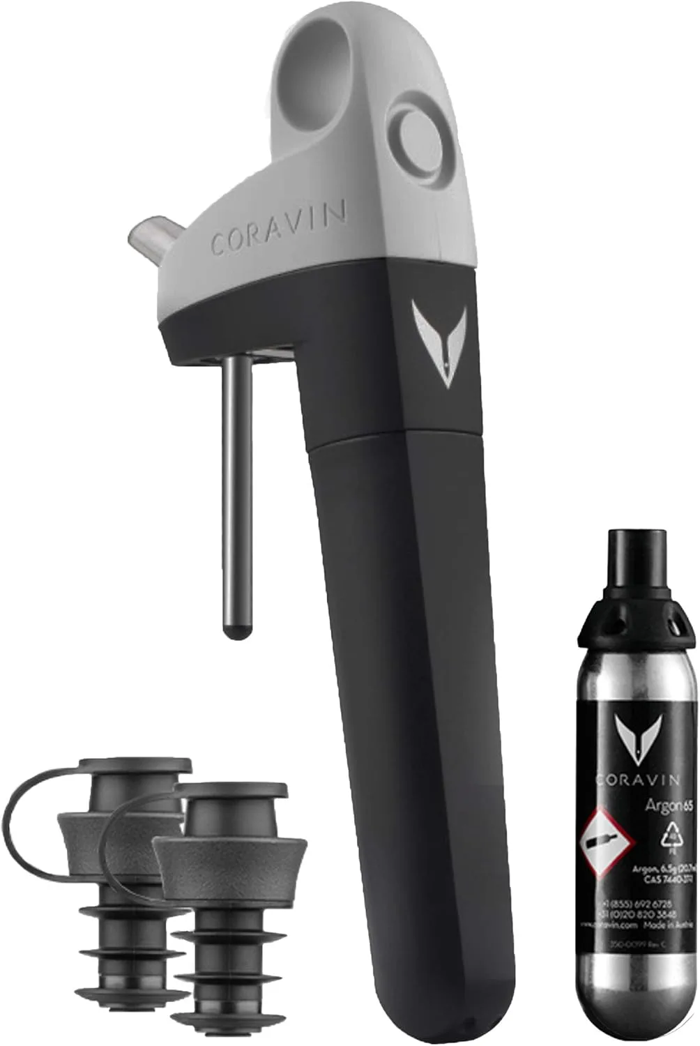 Coravin - Pivot+ - Vinkonserveringssystem m/ 8-pk gasspatroner