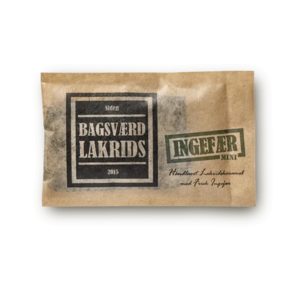 Bagsværd Lakris - Ingefær - Mini 40 gram