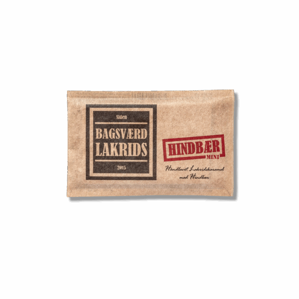 Bagsværd Lakris - Bringebær - Mini 40 gram