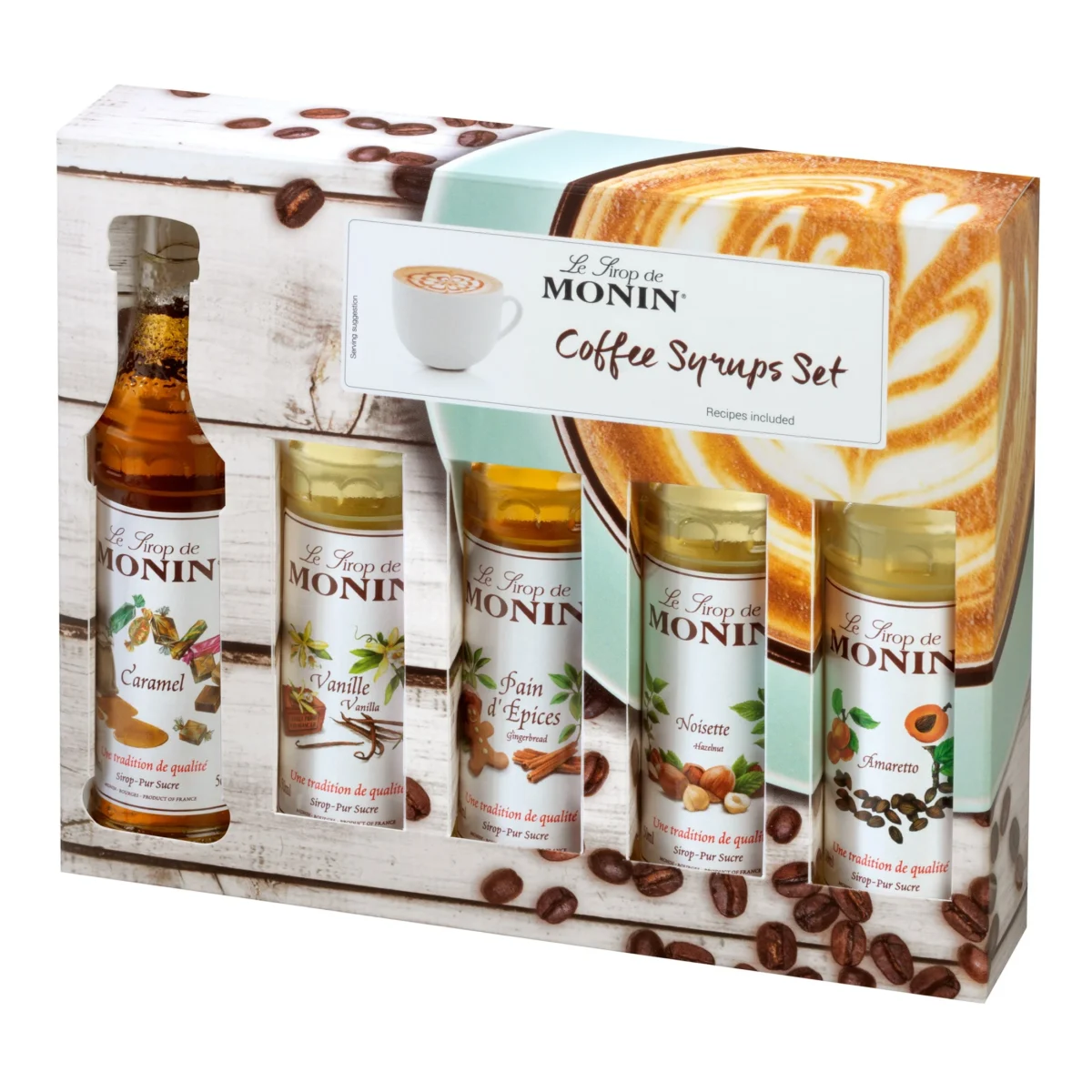 Monin Kaffe Sirup Sett 5 x 5 cl